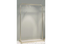 Стійка для одягу та суконь 1500×400×1700 мм у глянцевому золоті